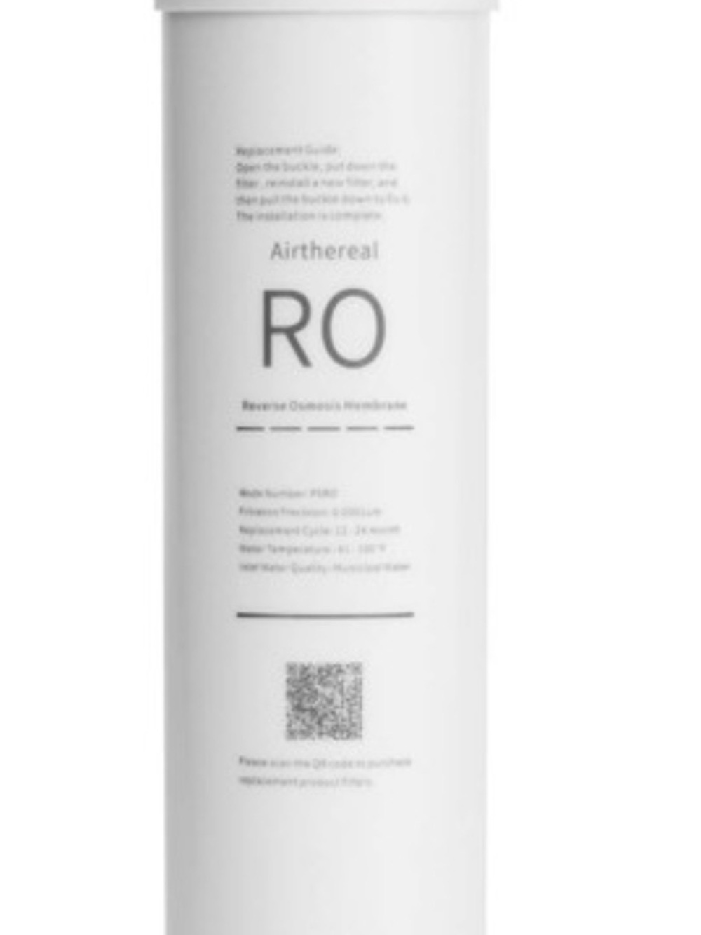 Airthereal RO Replacement Water Filter - White
